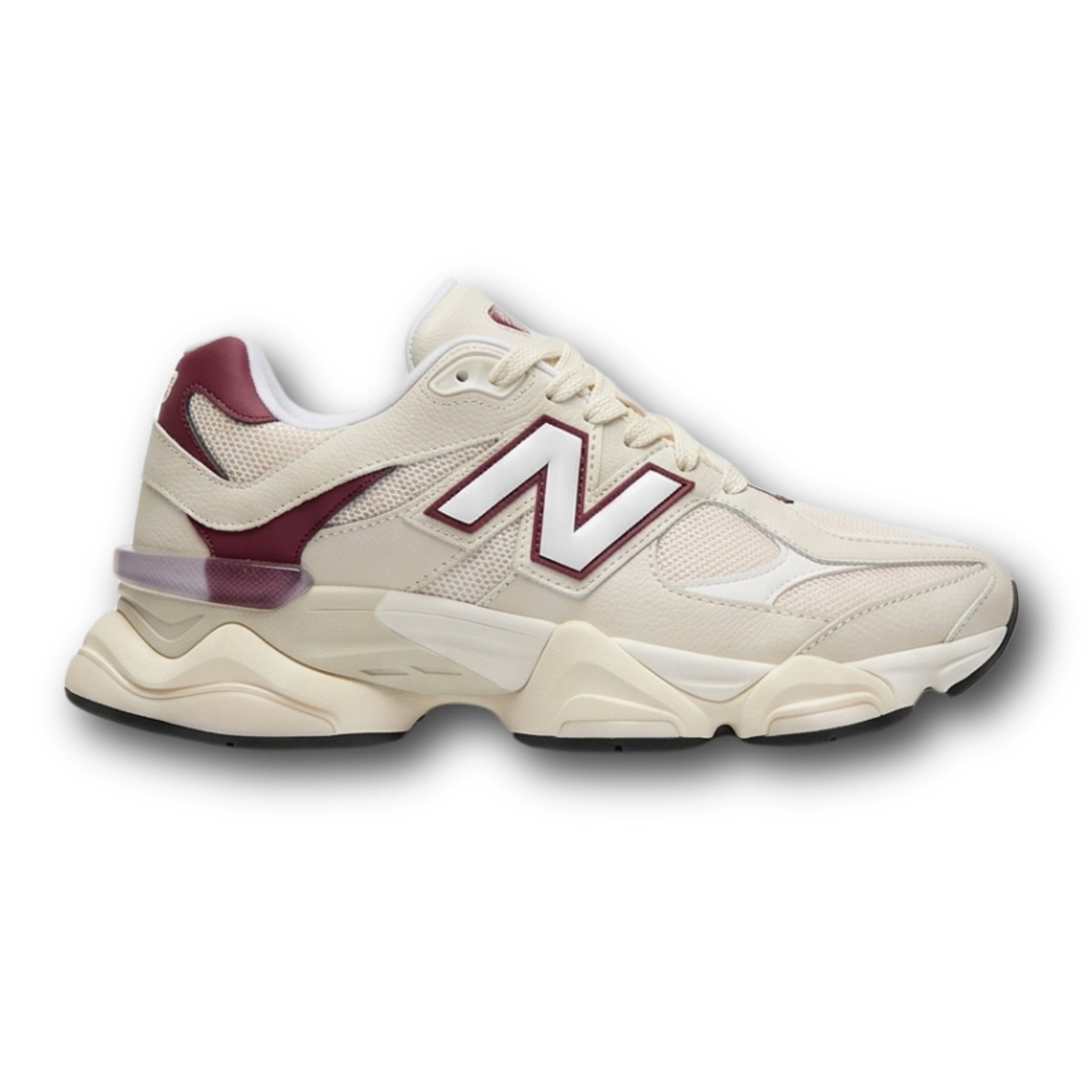 New Balance 9060 Linen Burgundy