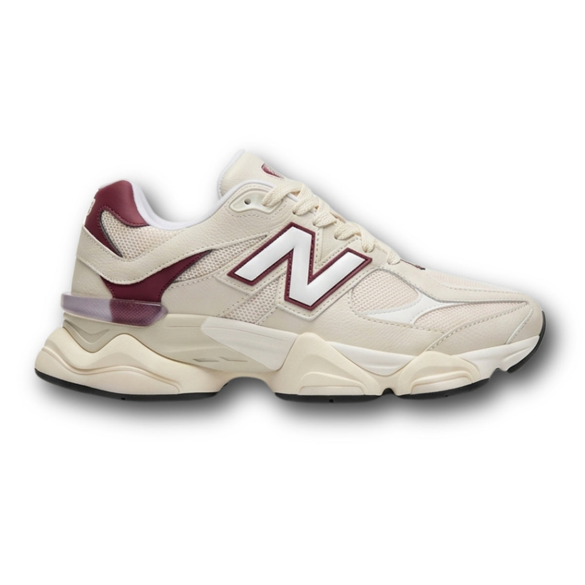 New Balance 9060 Linen Burgundy