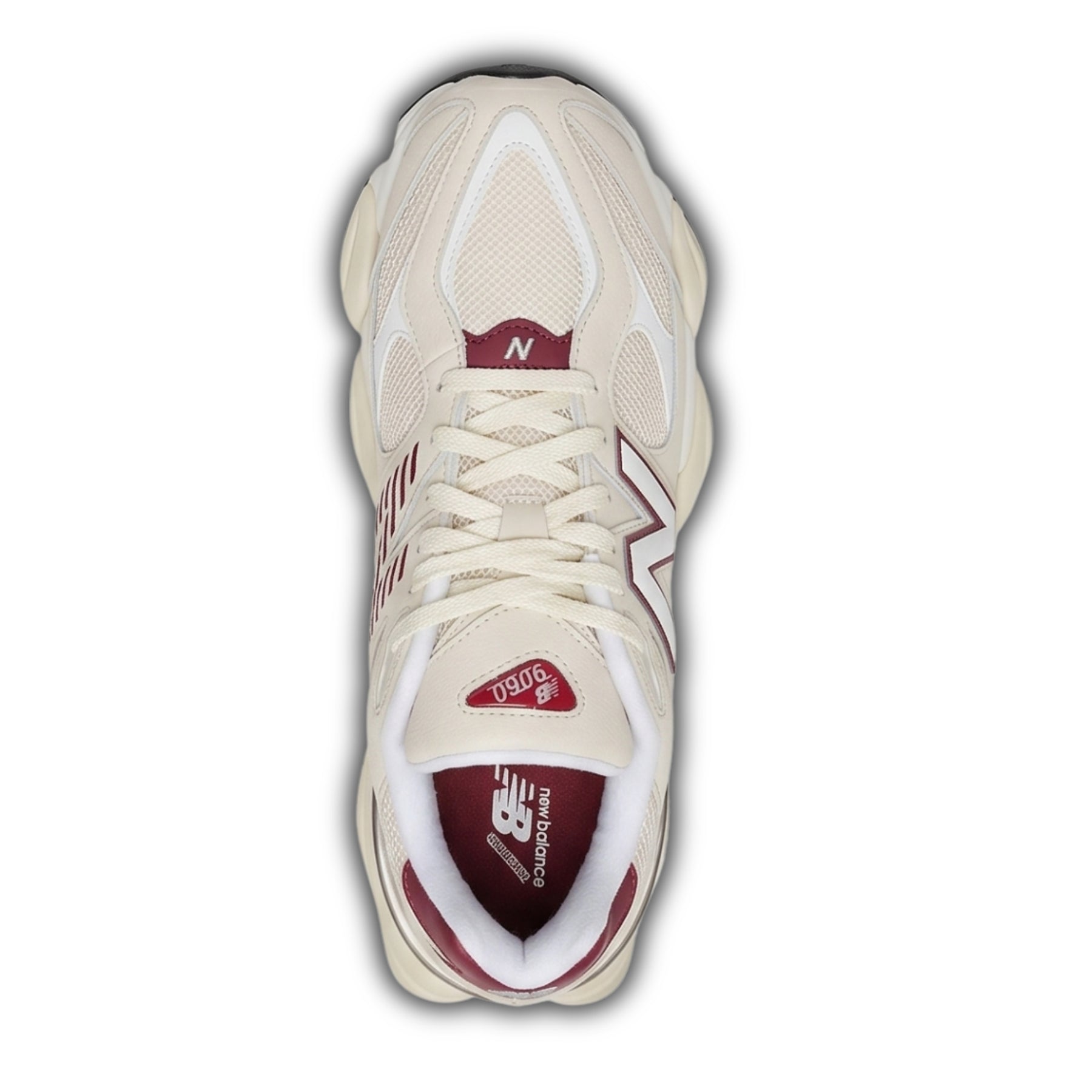 New Balance 9060 Linen Burgundy