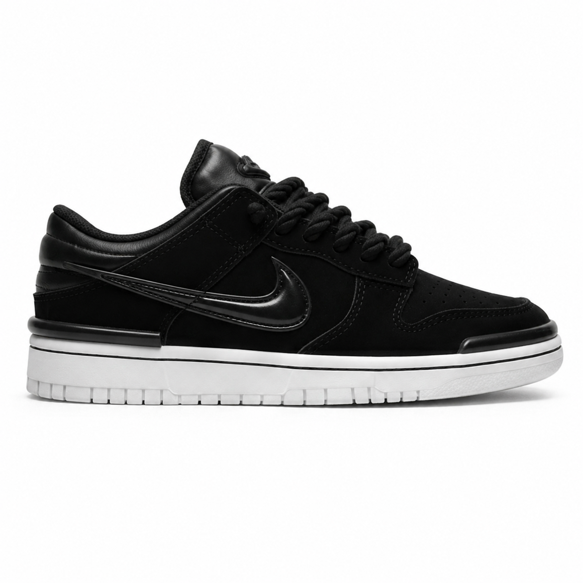 Nike Dunk Low Twist "Black Nobuck"