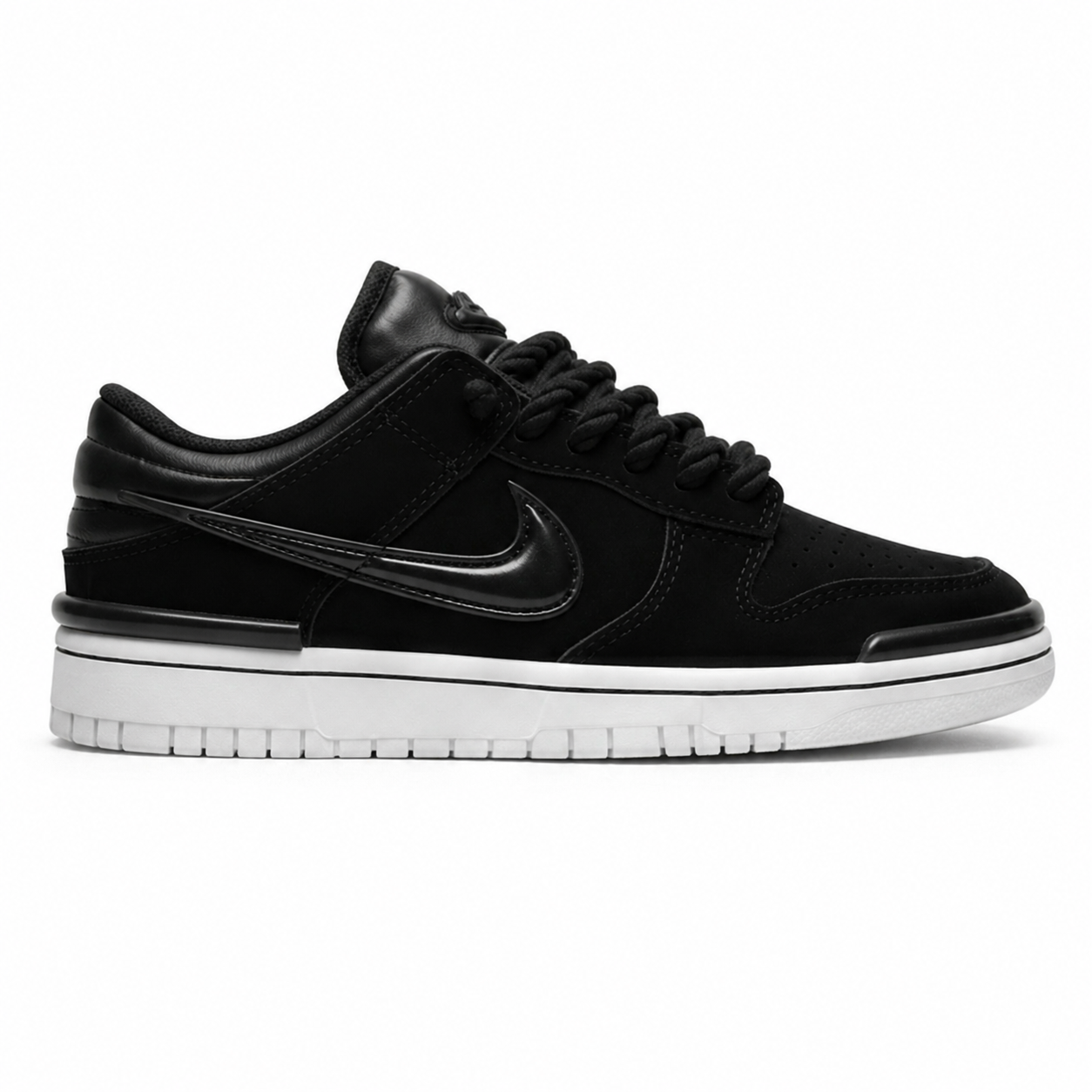 Nike Dunk Low Twist "Black Nobuck"